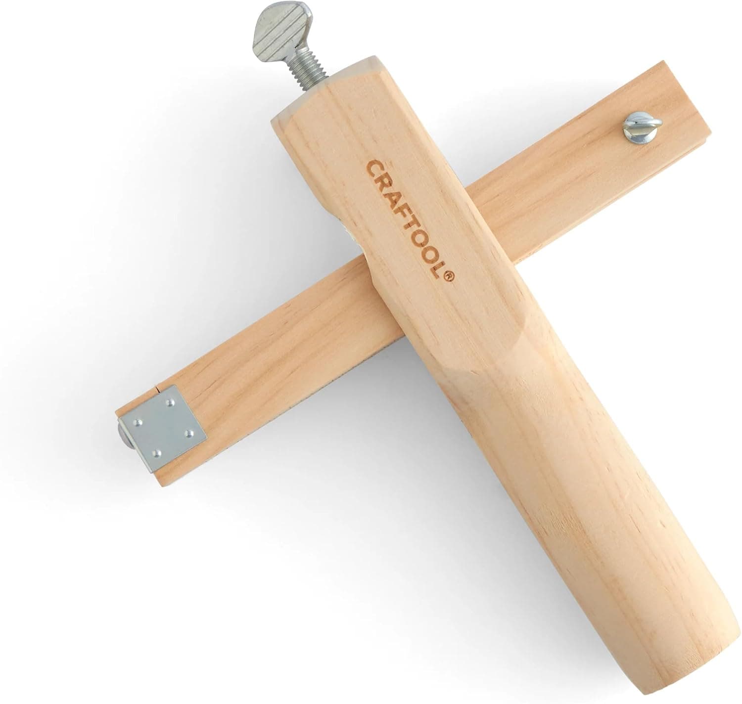 Tandy Leather Craftool Strap Cutter - Easy Width Adjustment for Uniform Straps Belts and Handles - Natural Wood