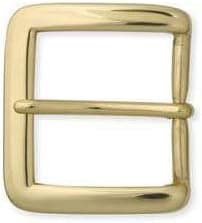 Tandy Leather Heel Bar Buckle 1-1/2" (38 mm) Solid Brass 1550-01
