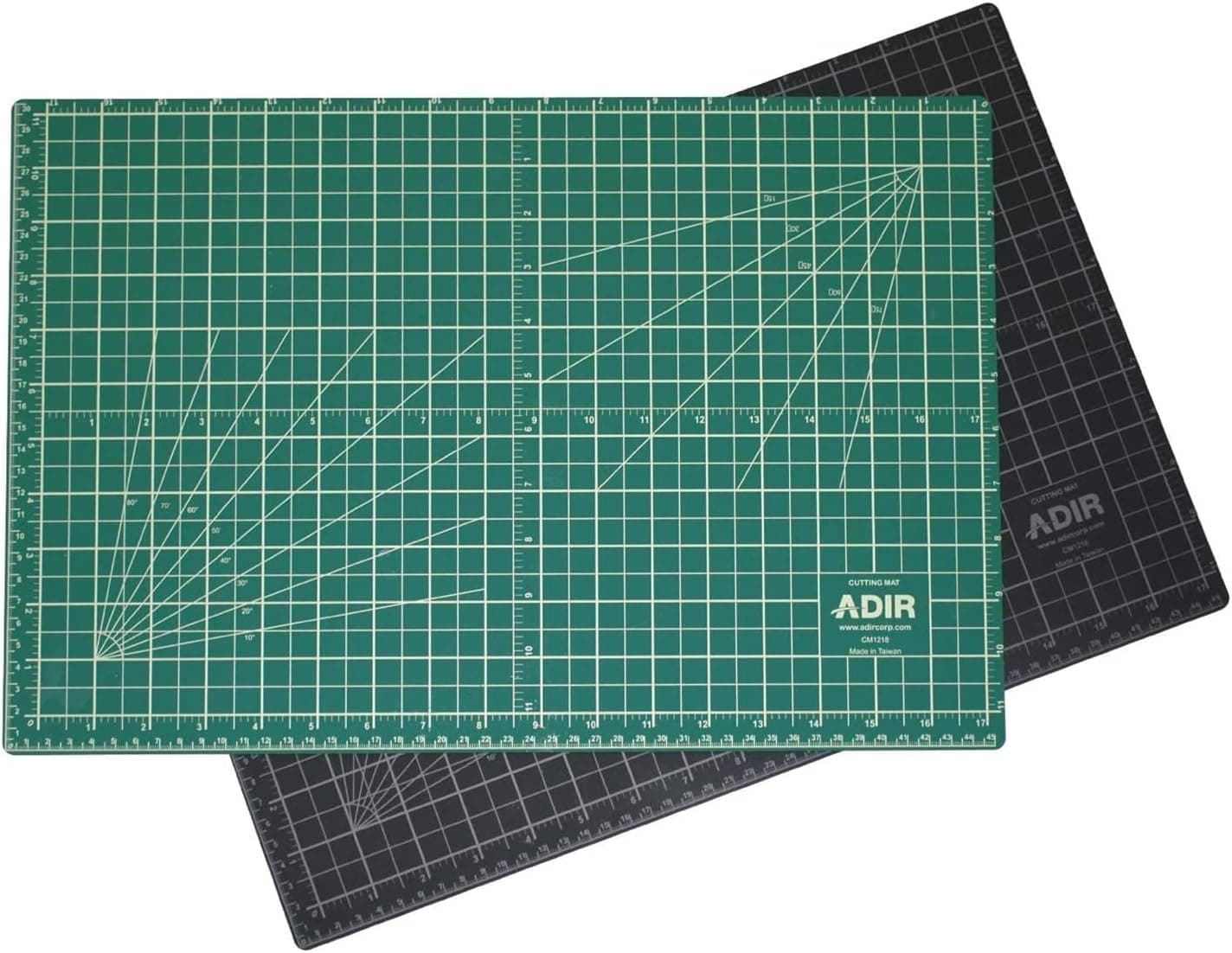 Adir Self Healing Cutting Mat - 30x42 Inches, 5 Layers, Double Sided, Reversible Non-Slip with Grid