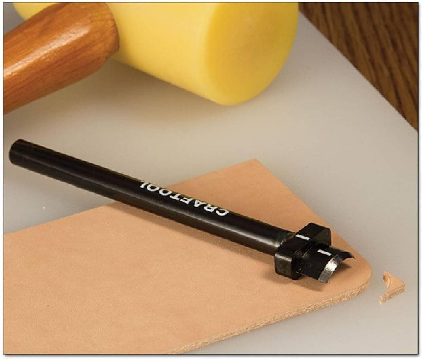 Tandy Leather Craftool Corner Round Punch Small 9/16" (14 mm) 3780-00