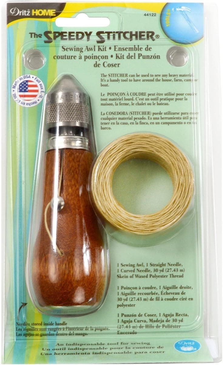 Dritz Home 44122 The Speedy Stitcher Sewing Awl Kit