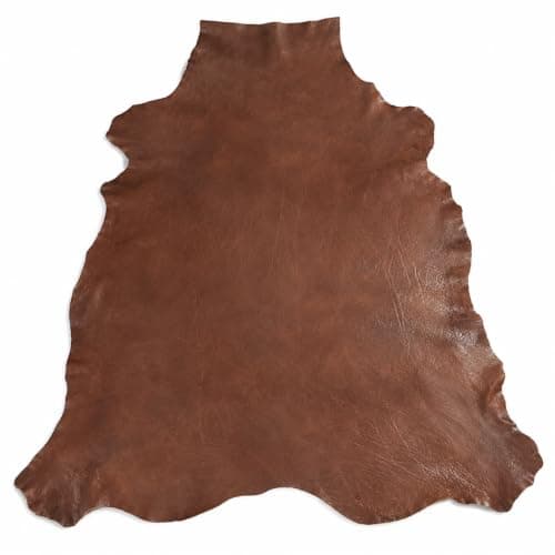 REED Leather HIDES - Whole Sheep Skin 7 to 10 SF for Arts and Crafts (Antique Brown)