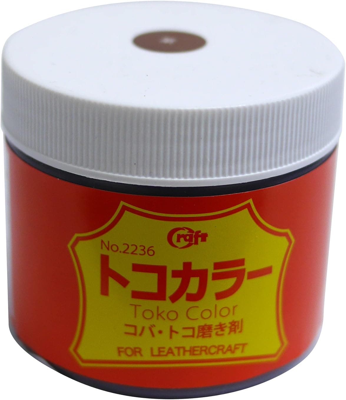 Craft Sha Leathercraft Finishing Agent Tragacanth Substitute 100ml Brown Toko Color Water Based Burnishing Gum