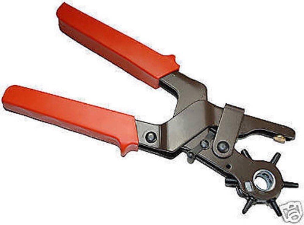 Leather Rotary Tip Hole Punch Pliers Tack Tools Craft Leatherwork 6 Sizes