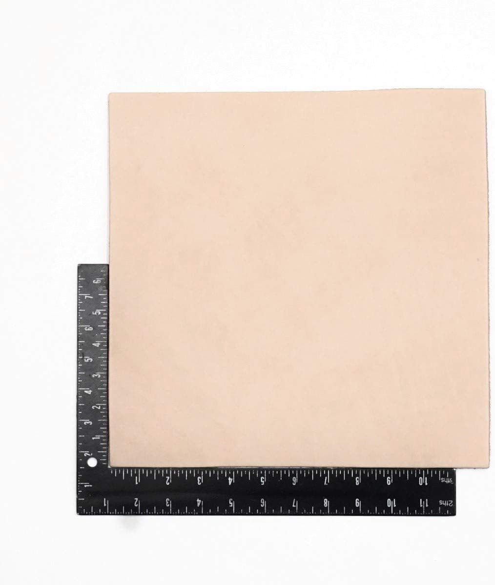 Springfield Leather Company 12" x 12" Full Grain Vegetable Tanned Leather - 8-9 oz (3.2-3.6 mm) Import Veg-Tan Tooling Leather Pre-Cut for Carving, Stamping, Dyeing & Laser Engraving