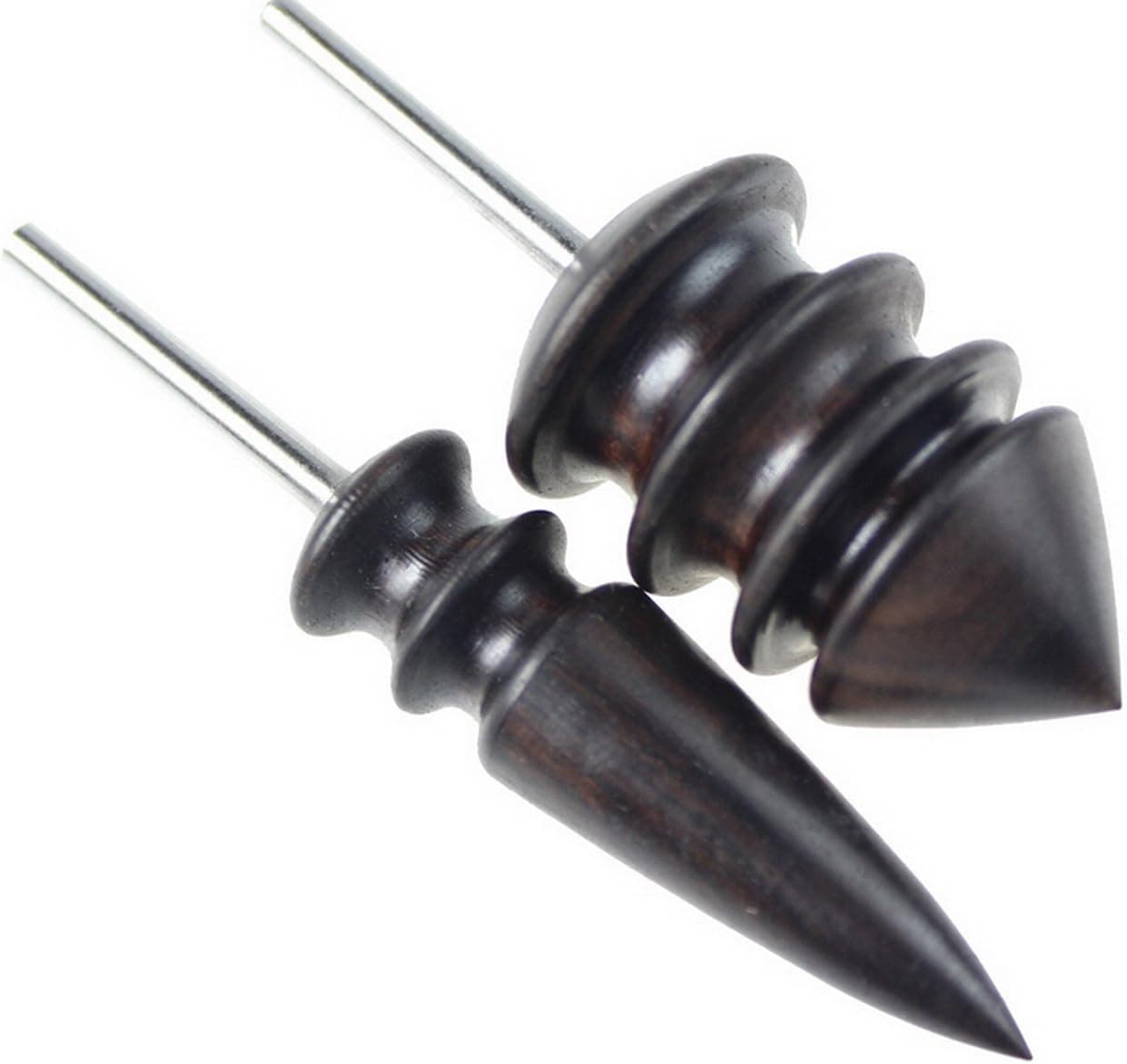 INNETOC Pointed Tip Leather Burnishing Tool, Leather Edge Burnisher Slicker Tool Set with Burnishing Wheel