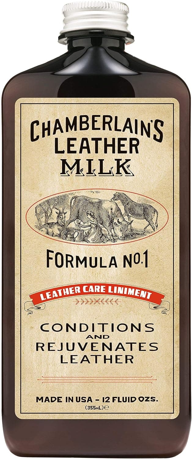 Chamberlain's Leather Milk Conditioner and Cleaner - Leather Care Liniment No. 1 - All-Natural, Non-Toxic, Made in the USA
