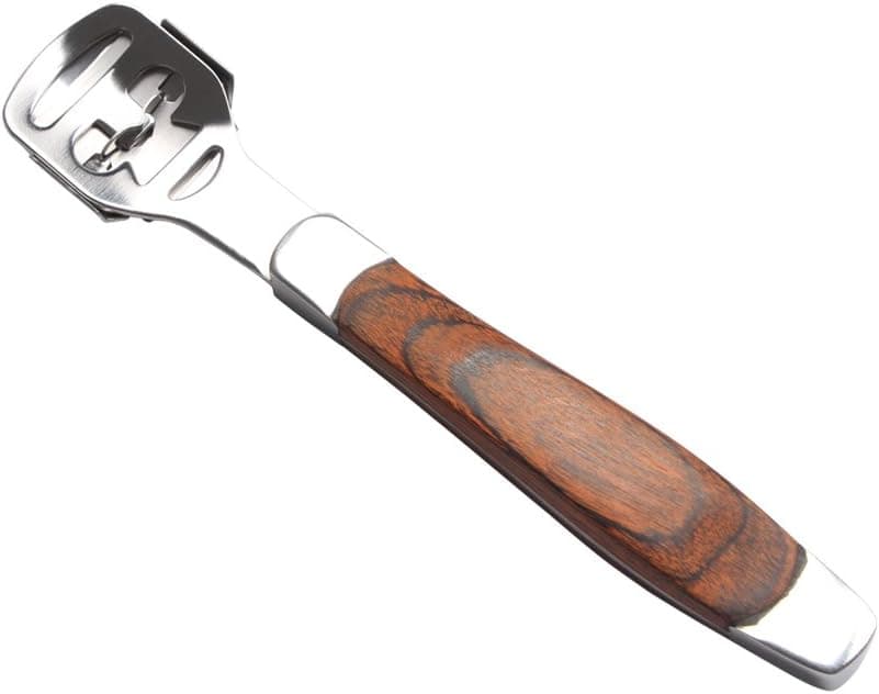 Cutting Tool Kits Leathercraft Skiving Tool Skiver Peeler Thinning Shovel DIY Leather Knife with 10 Blades (C)