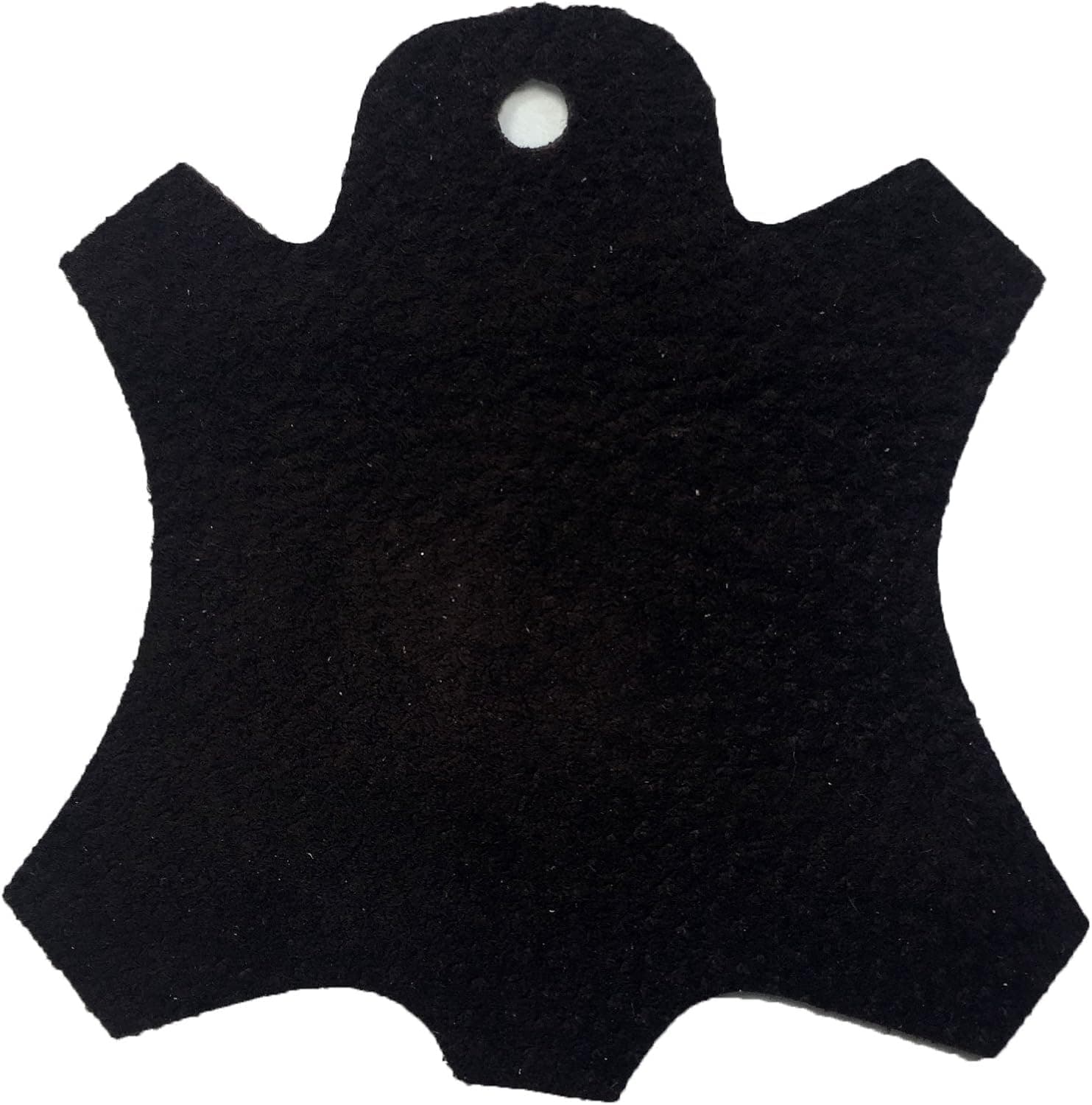 Premium Garment Grade Pig Suede Leather Hide 0.5mm Avg 7-9 sqft - Black