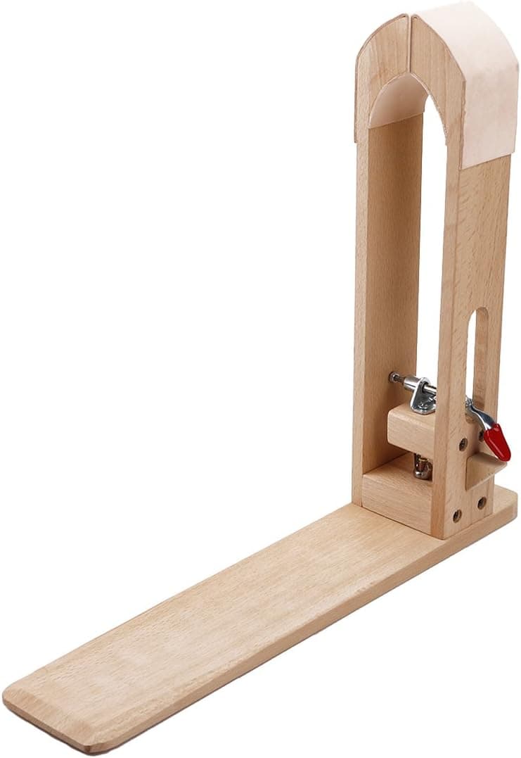 Tosnail Wood Leather Craft Hand Stitching Pony Horse Leather Clamp with Pre Wrapped Leather Clamp