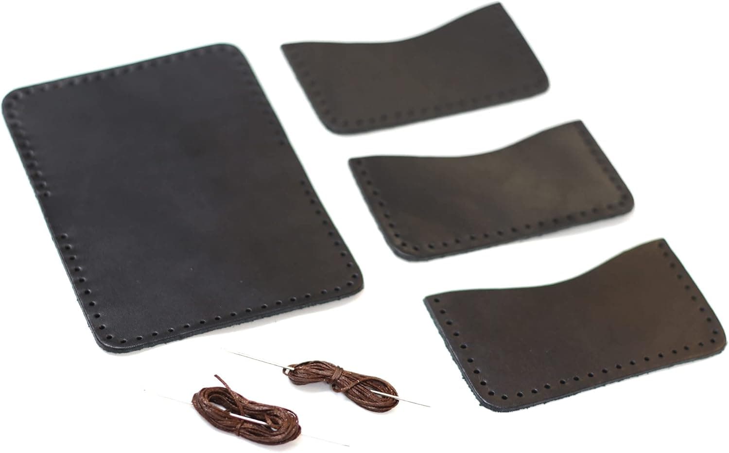 Sepici Vegetable Tanned Natural Leather Wallet Stitching Kit (Natural)