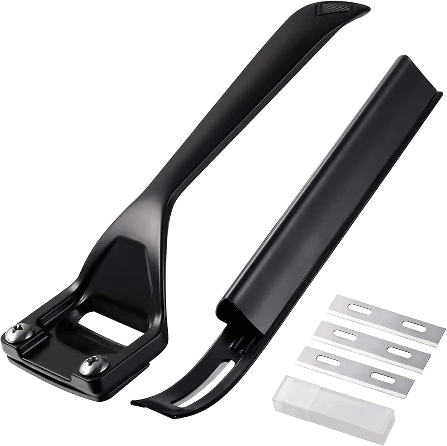 Metal Leather Skiver and Safety Beveler Skiving Knife DIY Cutting Tool Kit with 6 Skiver Blades