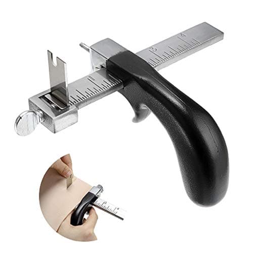 OwnMy Leather Cutting Tool Kit Leather Strap Cutter with Aluminium Handle
