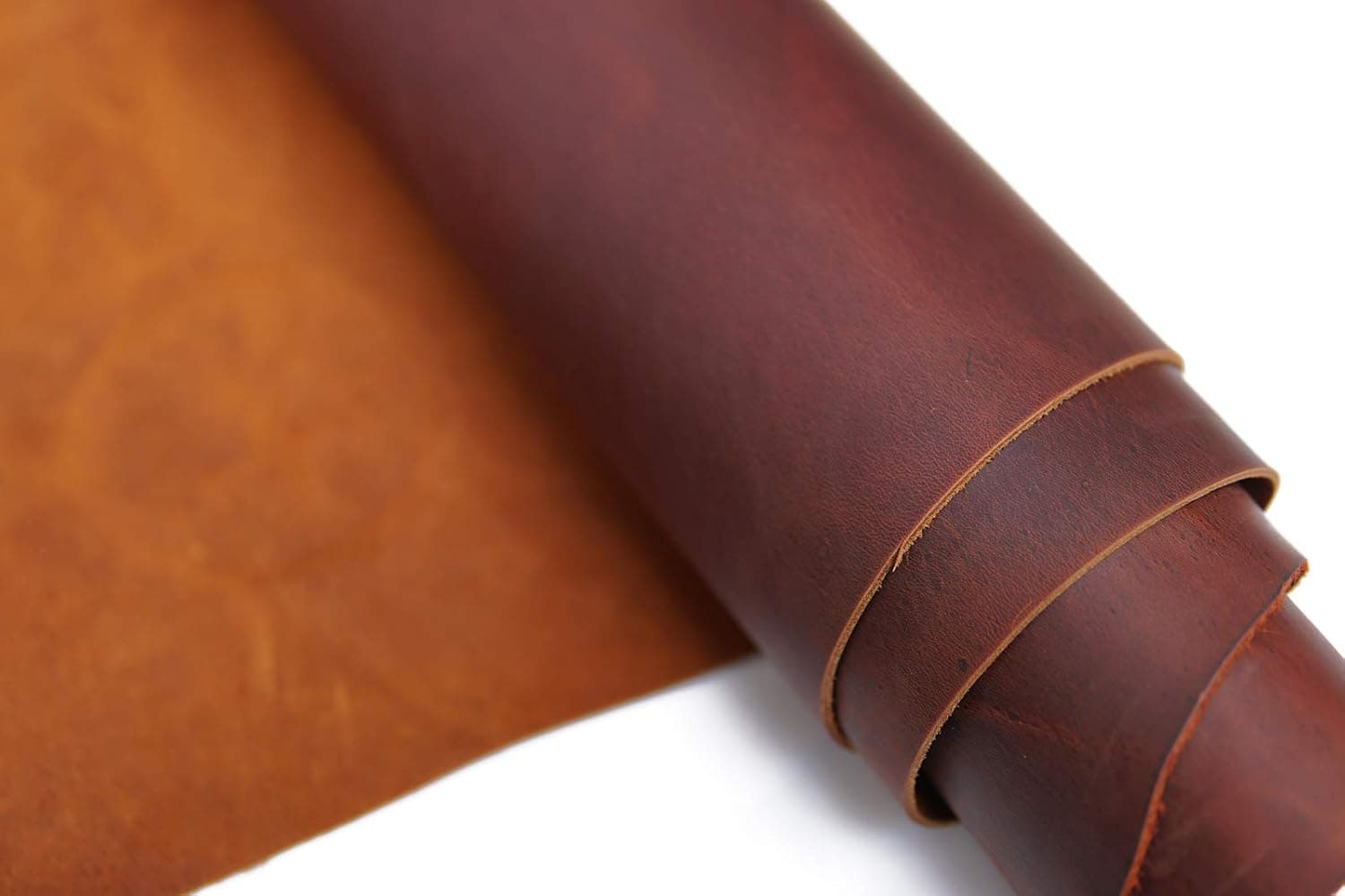 Jeereal Tooling Leather 2.8-3.2mm Cowhide Vegetable Tanned Leather Piece