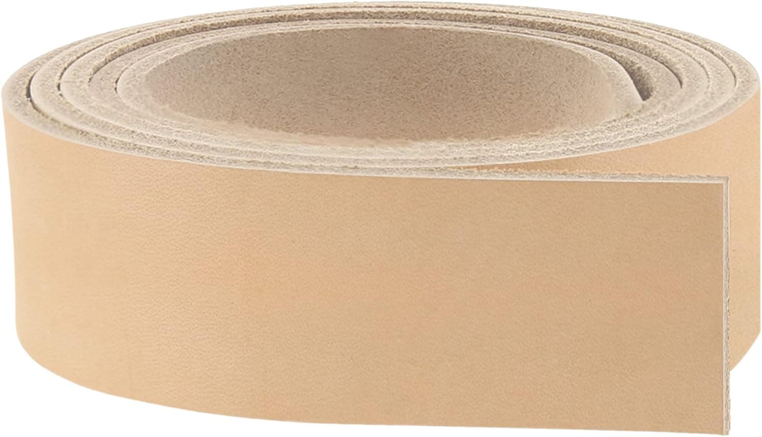 ELW Belt Blanks Strips/Straps 8/9 oz (3.2-3.6mm) Thickness Size 2"x50" Full Grain Import Natural Cowhide Vegetable Tanned Leather