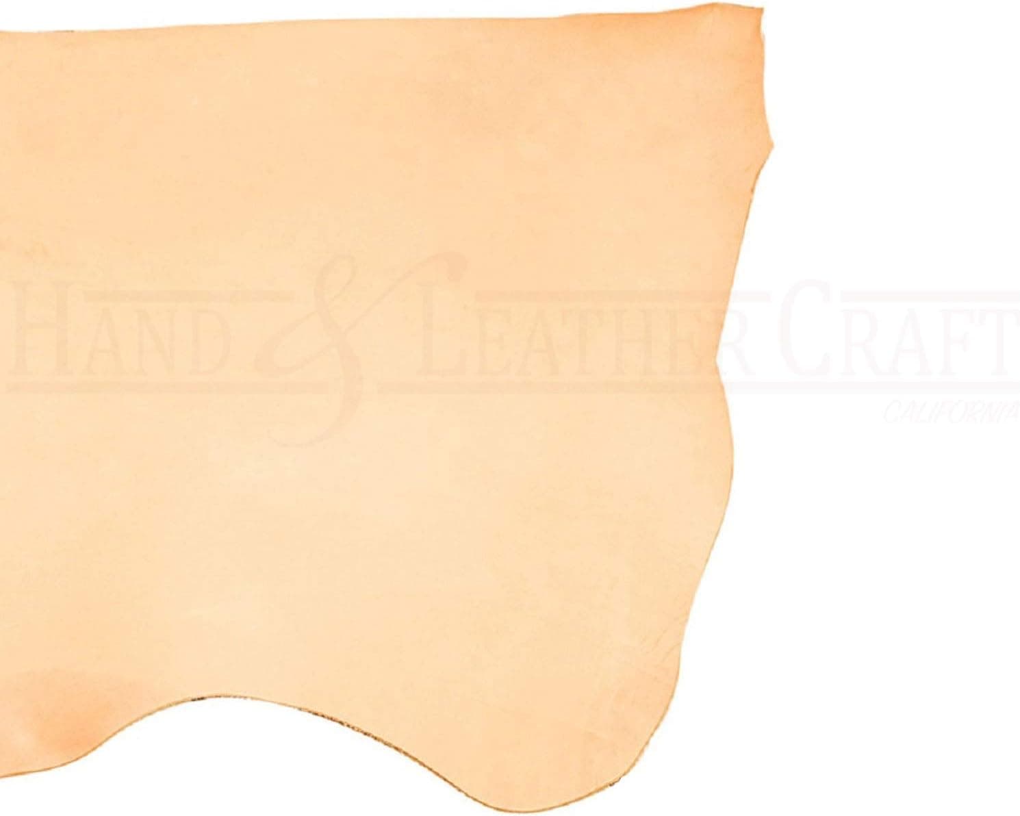 Hand and Leather Craft - Veg Tan Leather 2/3 oz (0.8-1.2mm) A Grade Tooling Leather Hide - Full Grain Vegetable Tanned Leather, Carving, Tooling, Molding, Dyeing (2.5-4 Sqft)