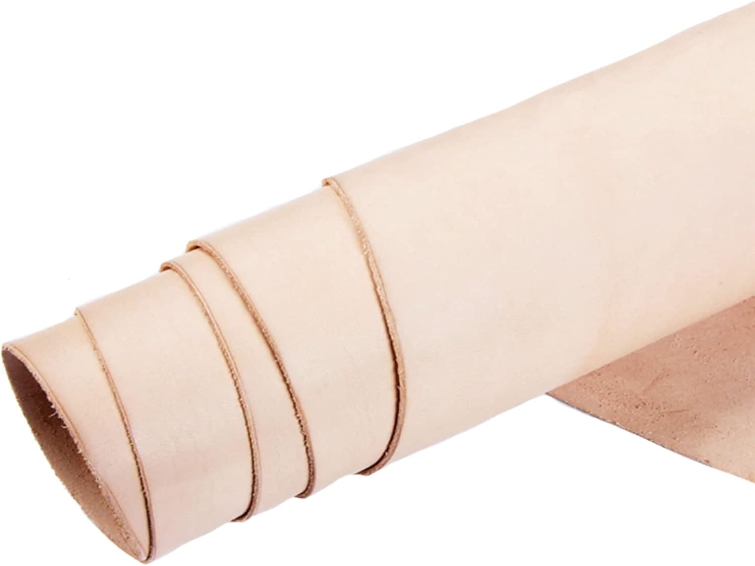 ELW Vegetable Tanned Leather 8-9 Oz. (3.2-3.6mm) Thickness Pre-Cut 12"x24" Tooling Leather Cowhide - Full Grain Leather for Crafting, Saddlery, Holsters, Knife Sheaths, Stamping
