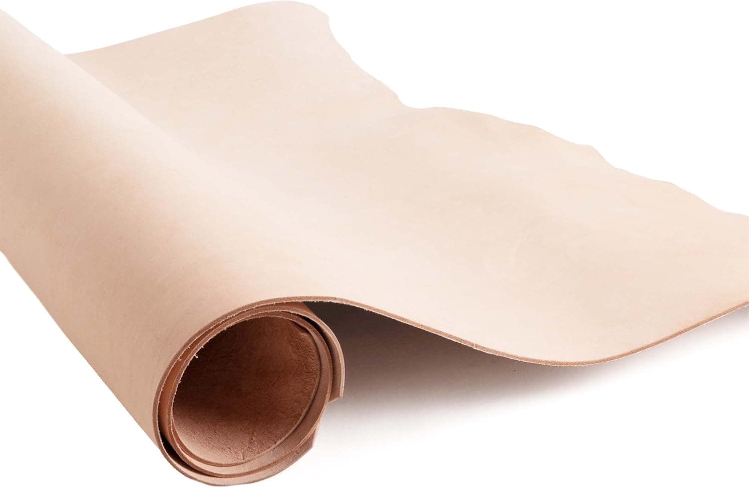 ELW 9-10 oz (3.6-4mm) Thickness Weight Pre-Cut 8-10 SQ FT Vegetable Tanned Leather Cowhide Grade AB Full Grain Leather for Tooling, Carving, Engraving, Molding, Embossing, Stamping & Dyeing