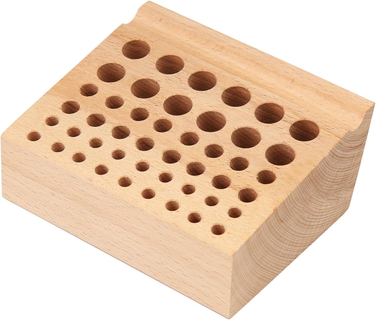 46 Styles Leather Holder Tool Wooden, Professional Leather Punch Craft Tool Rack, Leathercraft Stand Holder Organizer