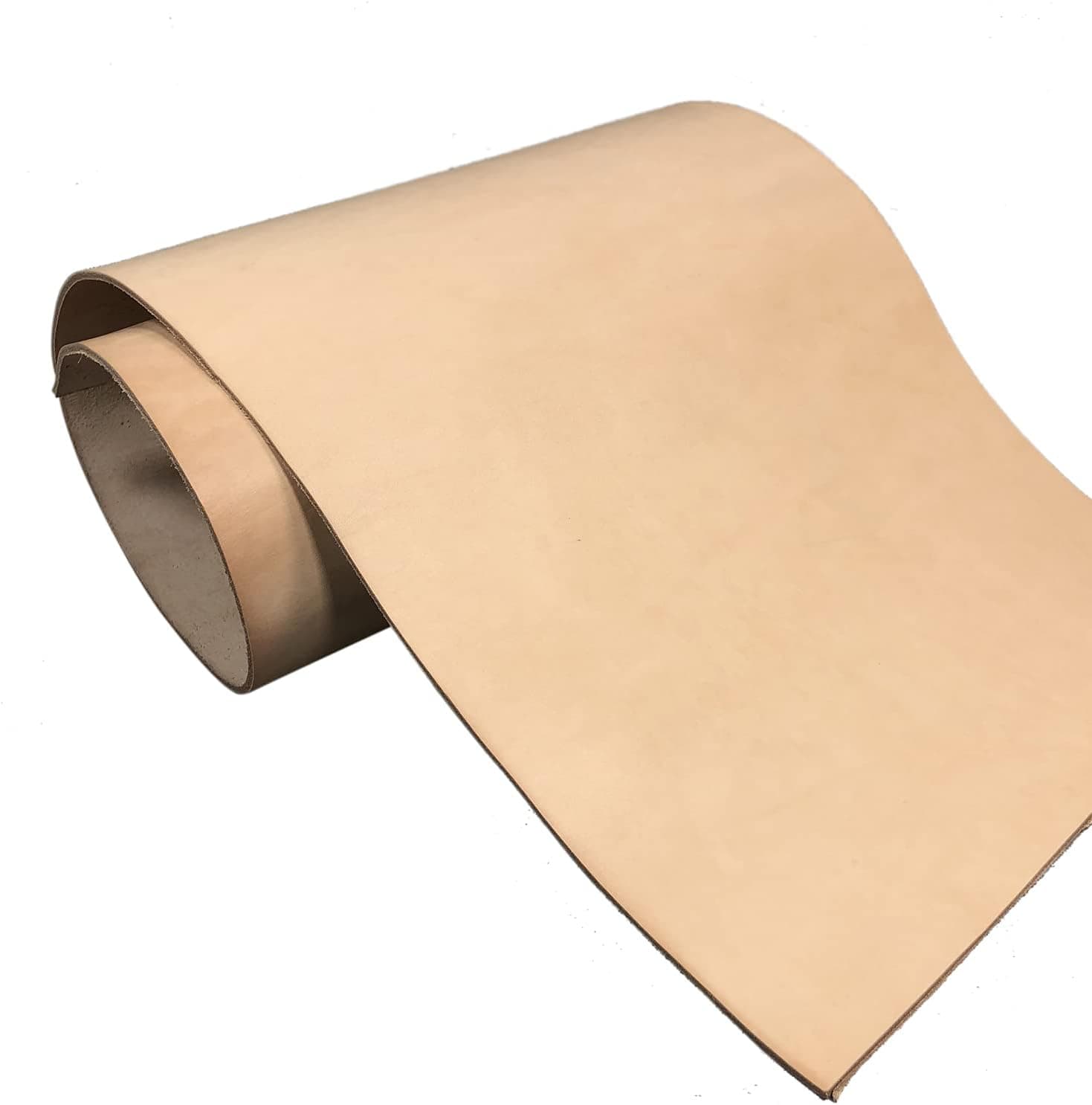 100% Veg Tan Full Grain Cowhide Pre-Cut Pieces 8-9 oz. (3.5mm) - Tooling Leather Hide - Vegetable Tanned Leather for Tooling, Carving, Molding, Dyeing (12"x6")