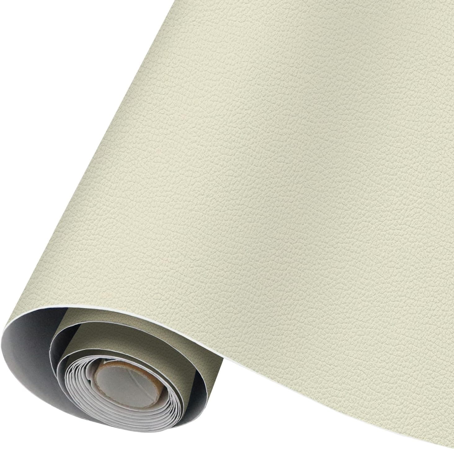 Leather Repair Patch for Couches Self-Adhesive Leather Repair Tape Kit for Furniture Sofa Vinyl Car Seats (Beige, 3.9x79 inch)