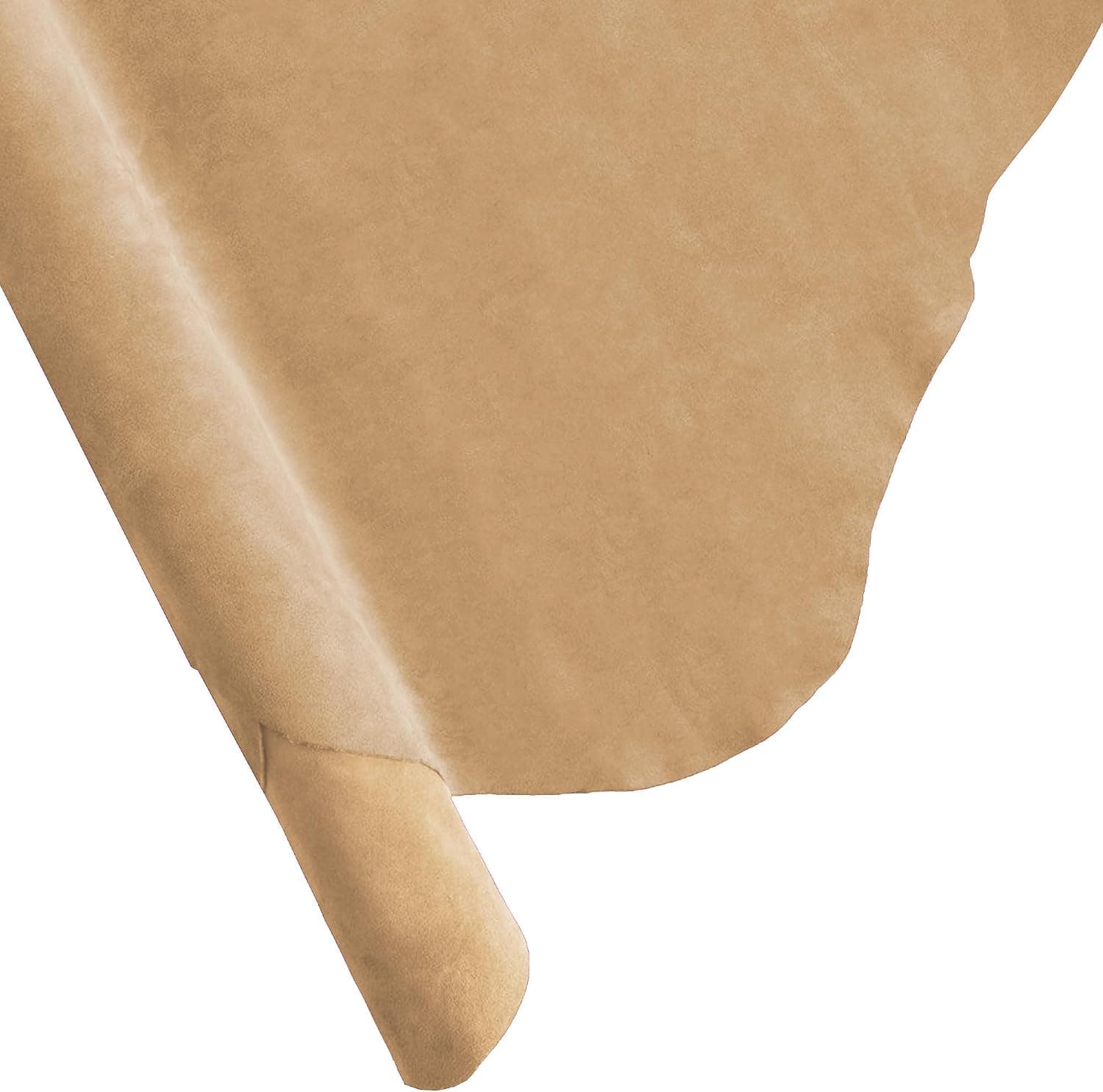 ELW Chap Splits Suede Leather 4-5 oz (1.6-2mm) - Pre-Cut Sand 4-6 SQ FT | USA Made AB Grade Full Grain Leather Sheet