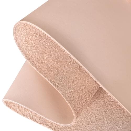 JinRuiKJ A Grade Tooling Leather Square 1.8-2.0MM Thick, Vegetable Tanned Leather Pieces Precut 8"x12", Full Grain Veg Tan Leather Sheets for for Tooling, Carving, Dyeing and Embossing