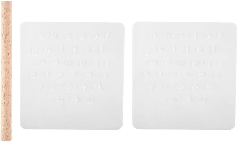 HERCHR Leather Stamps Alphabet Set, Letter Number Leather Stamper Set Alphabet Stamp Tools Set