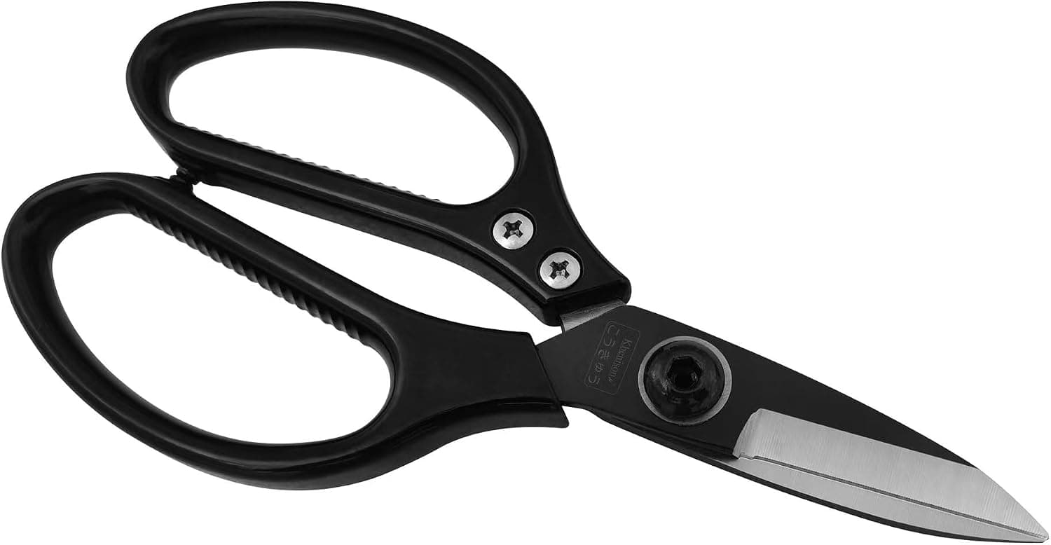 Sharp Leather Scissors - All Purpose Professional Fabric Scissors with Micro Serrated Blade
