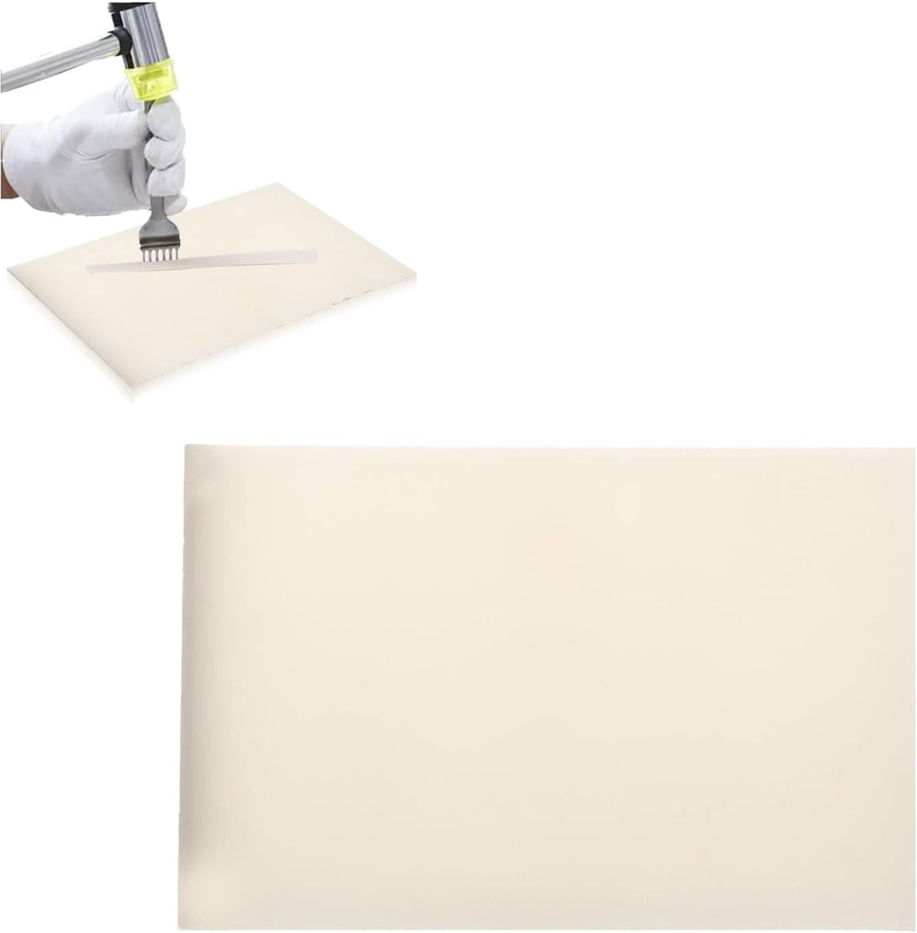 Leather Cutting Mat Punch Board, Poundo Board Punching Mat Leather Craft Plastic Mute Board 150 x 100 x 8mm